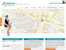 Tablet Screenshot of novalegalmarketing.com